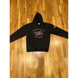 Buck Wear Hoodie Pullover Long Sleeve‎ Flag Outdoor Casual Size 2XL